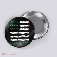 Dope Nation Flag Marijuana 420 Leaf Weed Weed Day Cannabis Funny Button thumb 0