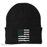 Dope Nation Flag Marijuana 420 Leaf Weed Weed Day Cannabis Funny Beanie thumb 0