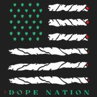 Dope Nation Flag Marijuana 420 Leaf Weed Weed Day Cannabis Funny Beanie thumb 2
