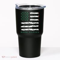 Dope Nation Flag Marijuana 420 Leaf Weed Weed Day Cannabis Funny Tumbler thumb 0