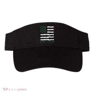 Dope Nation Flag Marijuana 420 Leaf Weed Weed Day Cannabis Funny Visor