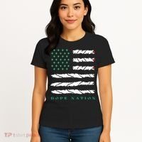Dope Nation Flag Marijuana 420 Leaf Weed Weed Day Cannabis Funny Women's T-Shirt thumb 4