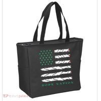 Dope Nation Flag Marijuana 420 Leaf Weed Weed Day Cannabis Funny Tote Bag thumb 2