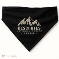 Deschutes National Forest Oregon USA-Made Doggie Bandana thumb 0