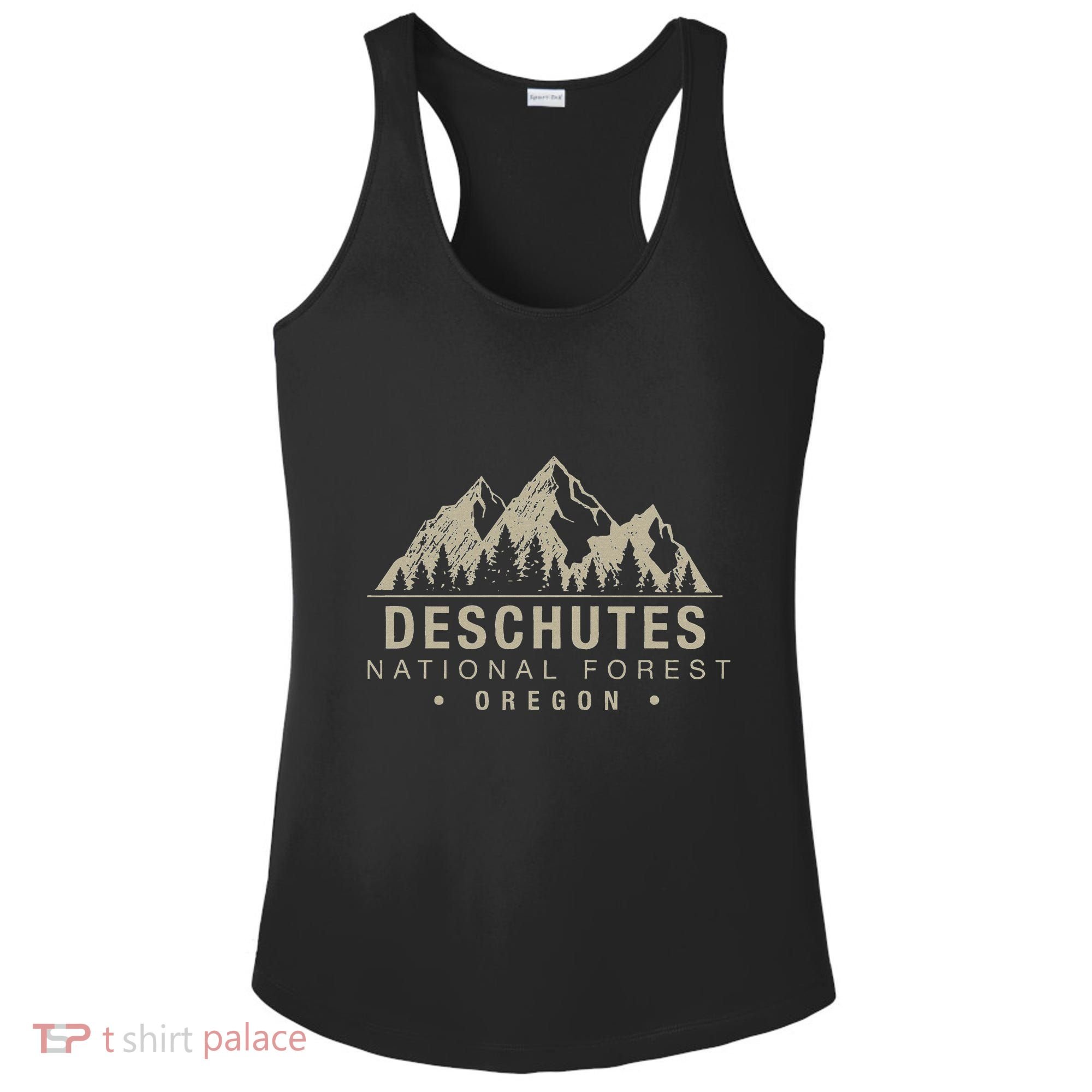 Deschutes National Forest Oregon Ladies PosiCharge Competitor Racerback Tank