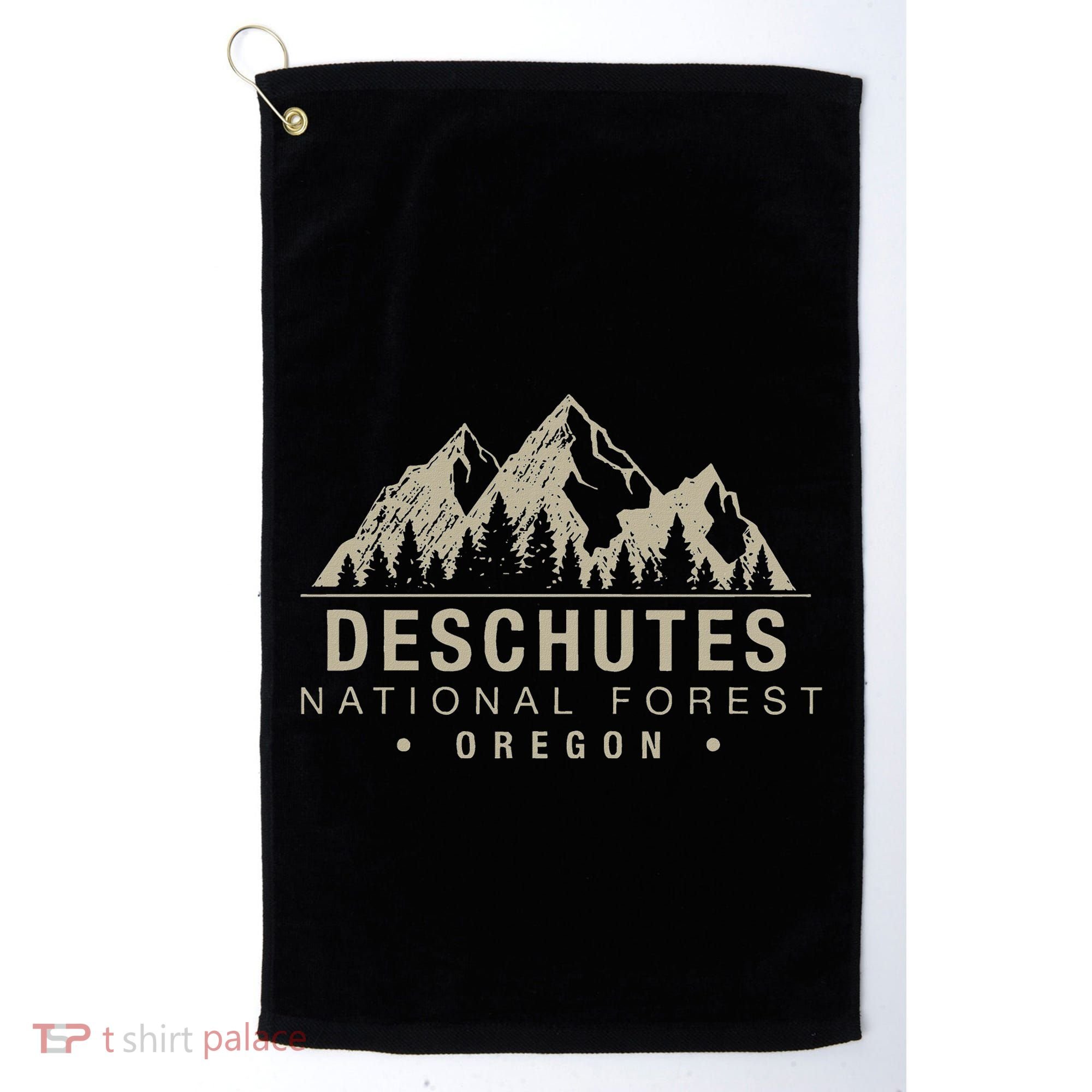 Deschutes National Forest Oregon Golf Towel