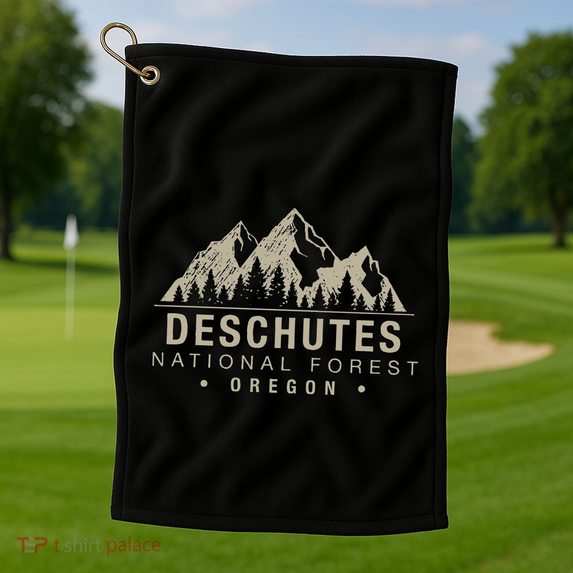 Deschutes National Forest Oregon Golf Towel