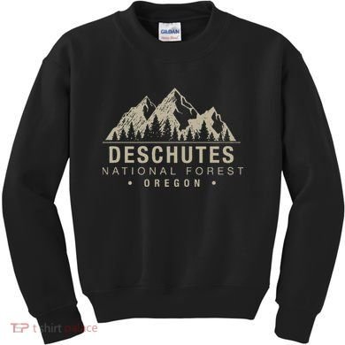 Deschutes National Forest Oregon Kids Sweatshirt