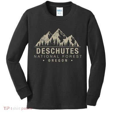 Deschutes National Forest Oregon Kids Long Sleeve Shirt