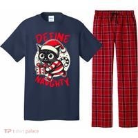 Define Naughty Funny Naughty Cat Christmas Pajama Set thumb 0