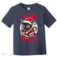 Define Naughty Funny Naughty Cat Christmas Toddler T-Shirt thumb 0