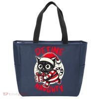 Define Naughty Funny Naughty Cat Christmas Tote Bag thumb 0