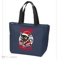 Define Naughty Funny Naughty Cat Christmas Tote Bag thumb 3