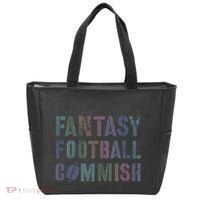 Drafting Night Fantasy Football Commish Dibs On Commissioner Tote Bag thumb 0