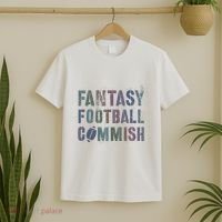 Drafting Night Fantasy Football Commish Dibs On Commissioner T-Shirt thumb 2