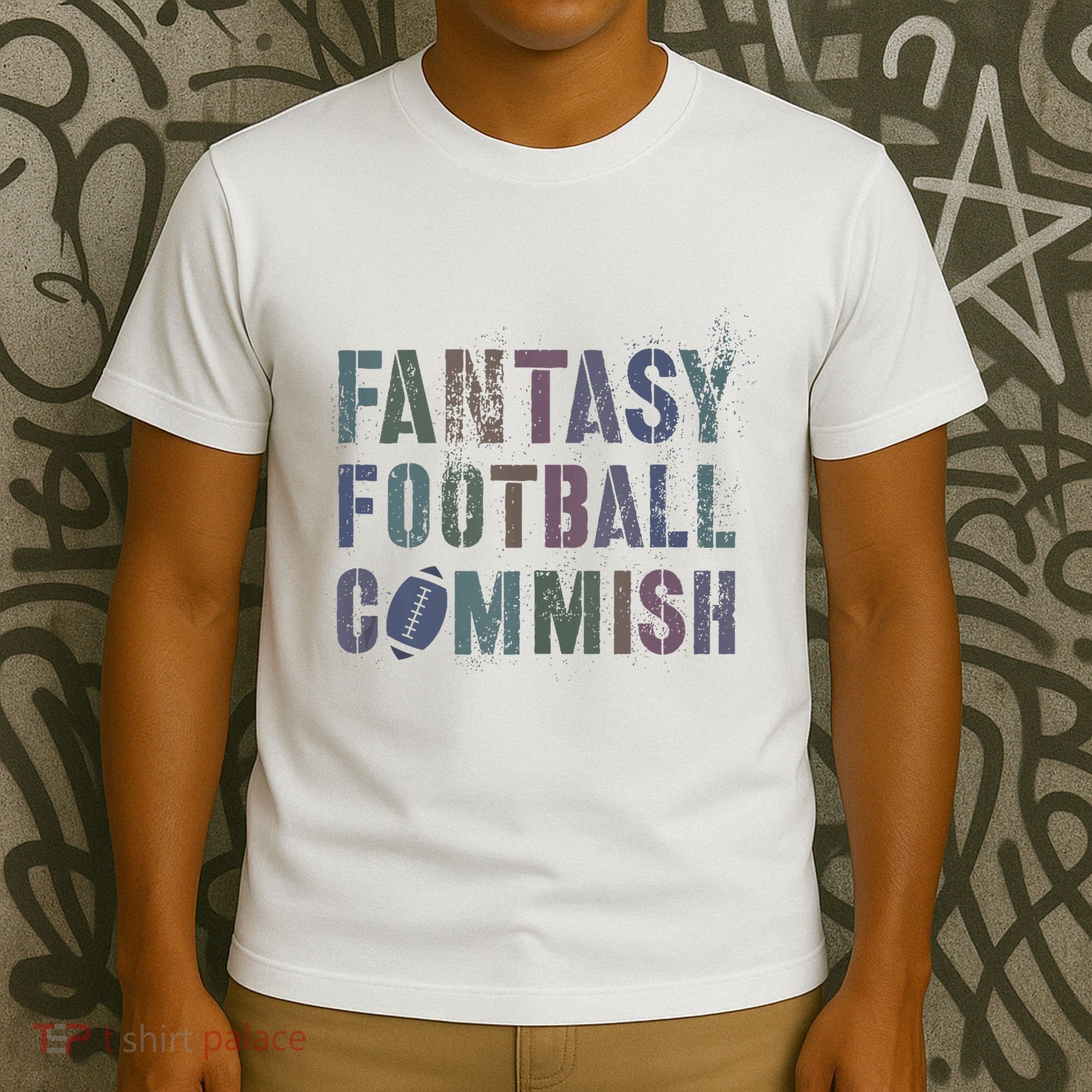 Drafting Night Fantasy Football Commish Dibs On Commissioner T-Shirt