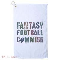Drafting Night Fantasy Football Commish Dibs On Commissioner Golf Towel thumb 0