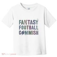 Drafting Night Fantasy Football Commish Dibs On Commissioner Toddler T-Shirt thumb 0