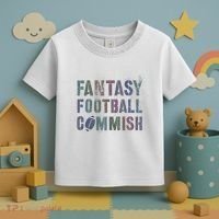 Drafting Night Fantasy Football Commish Dibs On Commissioner Toddler T-Shirt thumb 3
