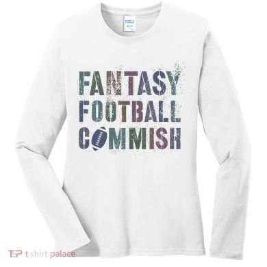 Drafting Night Fantasy Football Commish Dibs On Commissioner Women's Long Sleeve Shirt
