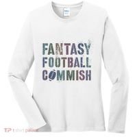 Drafting Night Fantasy Football Commish Dibs On Commissioner Women's Long Sleeve Shirt thumb 0