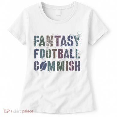 Drafting Night Fantasy Football Commish Dibs On Commissioner Women's T-Shirt
