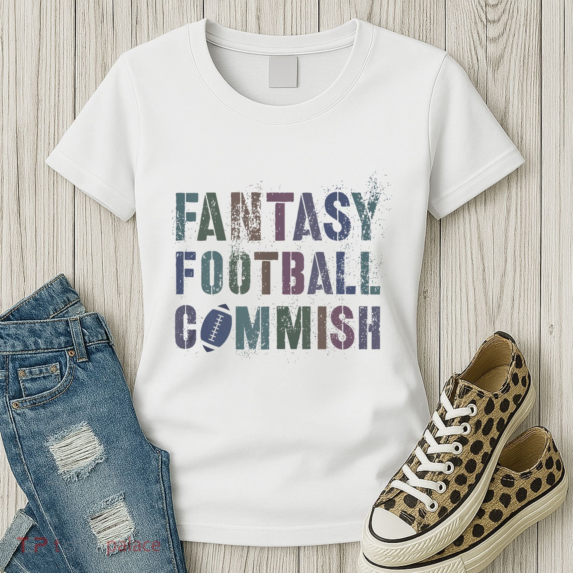 Drafting Night Fantasy Football Commish Dibs On Commissioner Women's T-Shirt