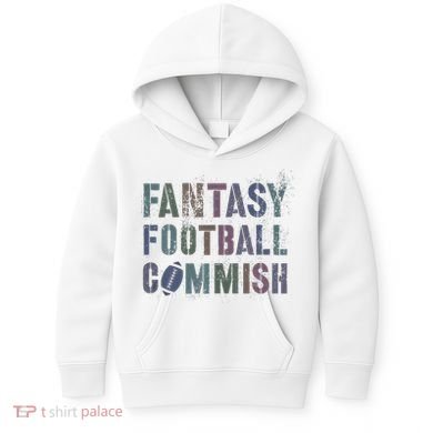 Drafting Night Fantasy Football Commish Dibs On Commissioner Kids Hoodie