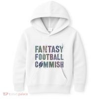 Drafting Night Fantasy Football Commish Dibs On Commissioner Kids Hoodie thumb 0