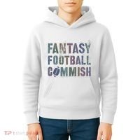Drafting Night Fantasy Football Commish Dibs On Commissioner Kids Hoodie thumb 4