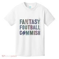 Drafting Night Fantasy Football Commish Dibs On Commissioner Kids T-Shirt thumb 0