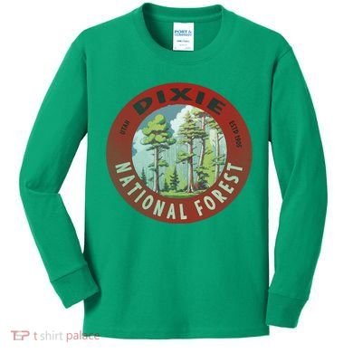 Dixie National Forest Utah Kids Long Sleeve Shirt