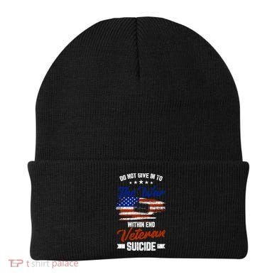 Do Not Give Into The War Within Happy Veterans Day Graphic Gift Beanie