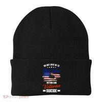Do Not Give Into The War Within Happy Veterans Day Graphic Gift Beanie thumb 0