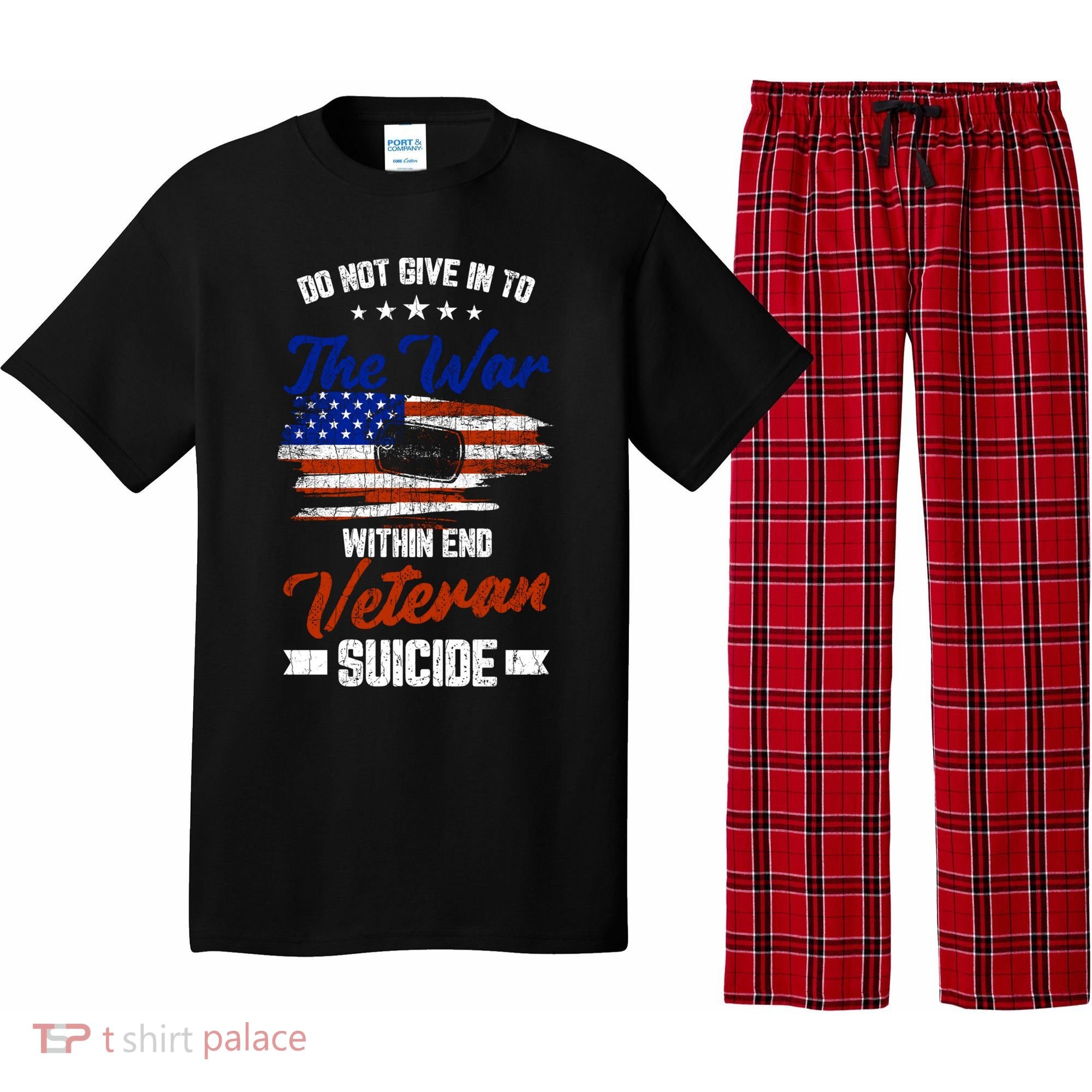 Do Not Give Into The War Within Happy Veterans Day Graphic Gift Pajama Set