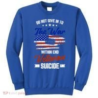 Do Not Give Into The War Within Happy Veterans Day Graphic Gift Sweatshirt thumb 0