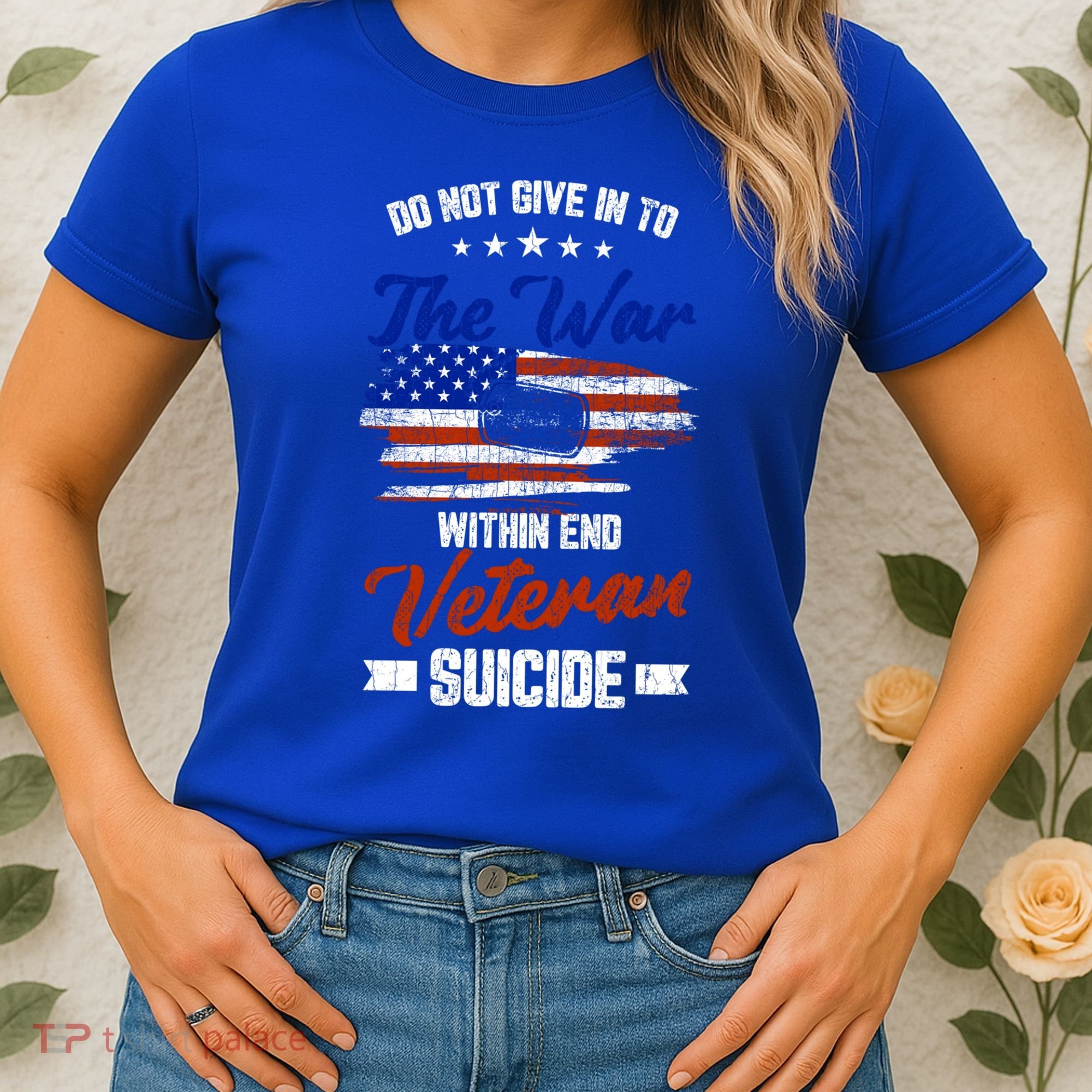 Do Not Give Into The War Within Happy Veterans Day Graphic Gift Women's T-Shirt