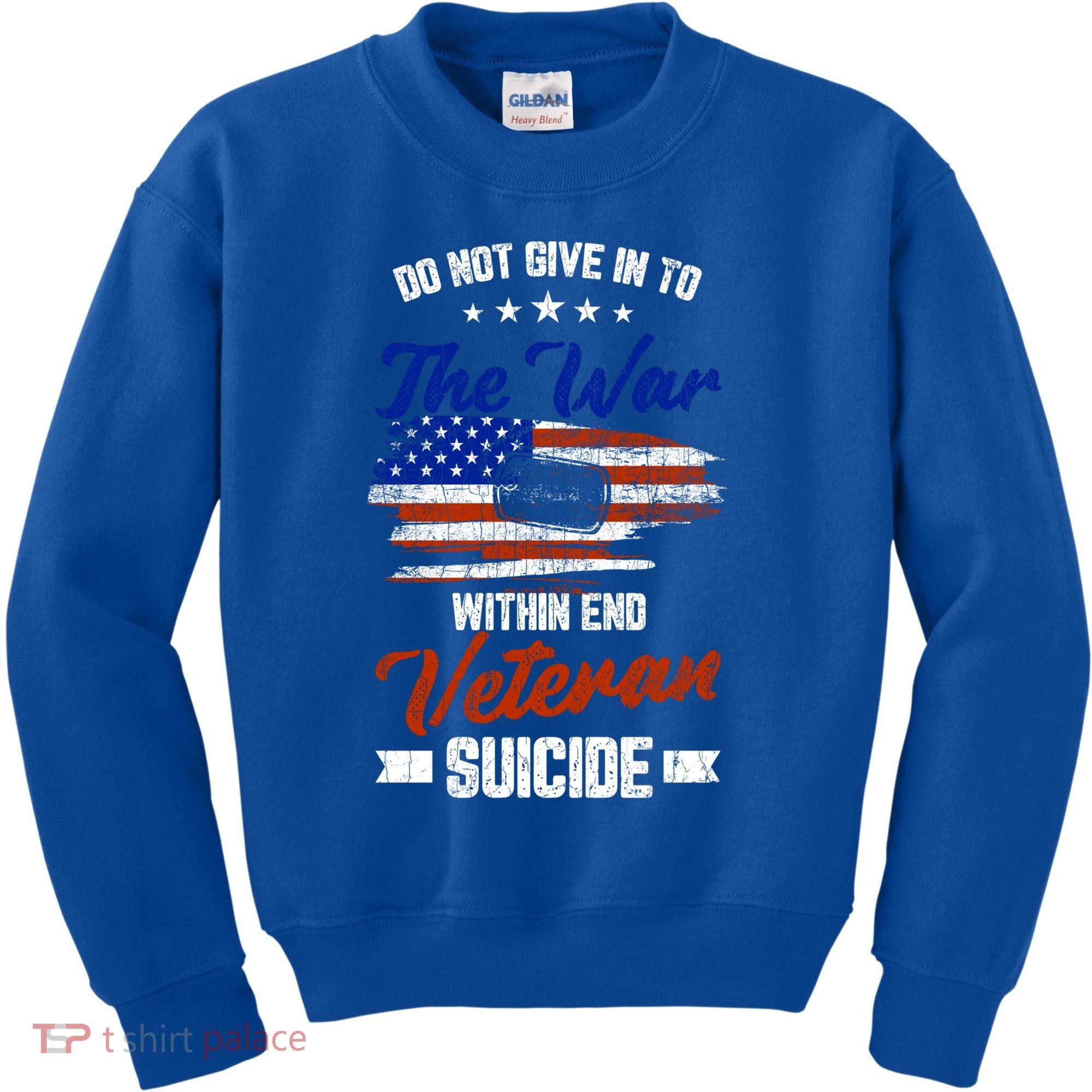 Do Not Give Into The War Within Happy Veterans Day Graphic Gift Kids Sweatshirt