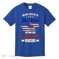 Do Not Give Into The War Within Happy Veterans Day Graphic Gift Kids T-Shirt thumb 0