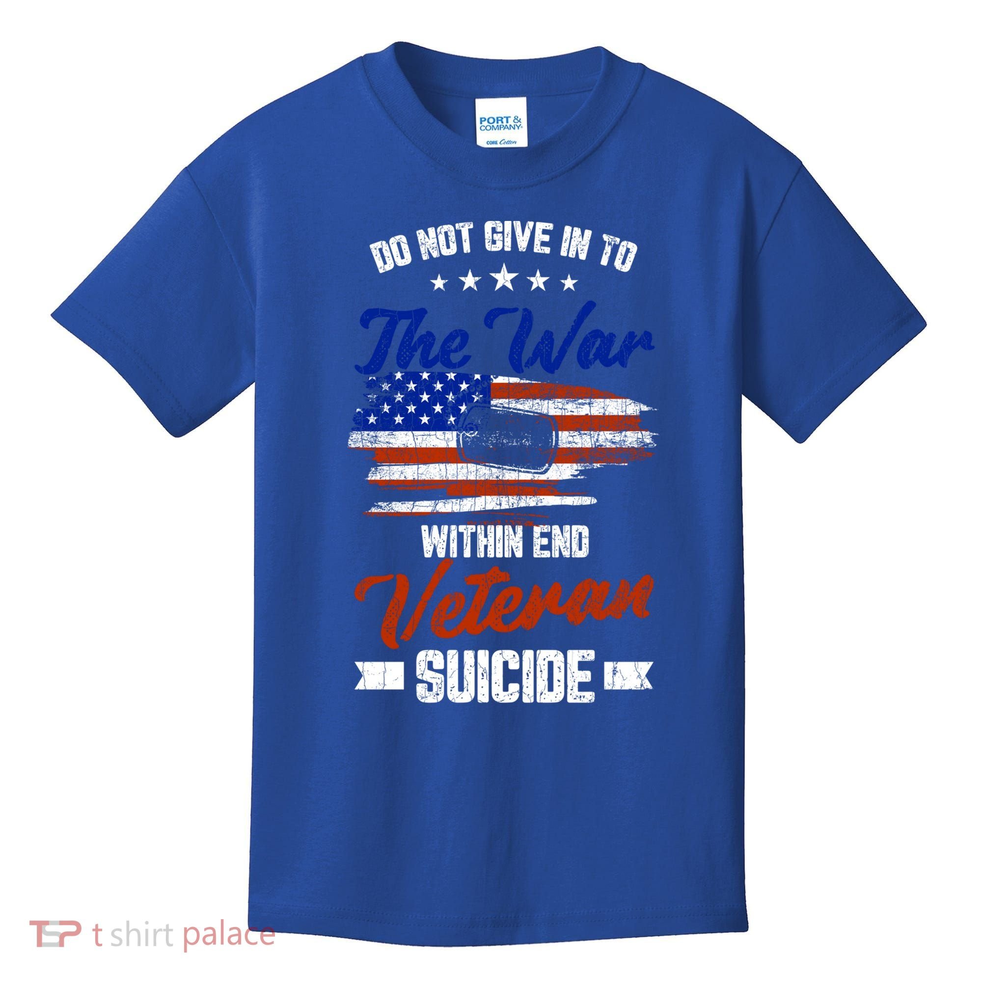 Do Not Give Into The War Within Happy Veterans Day Graphic Gift Kids T-Shirt