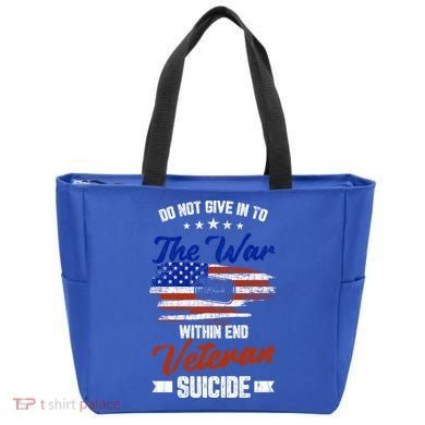 Do Not Give Into The War Within Happy Veterans Day Graphic Gift Tote Bag
