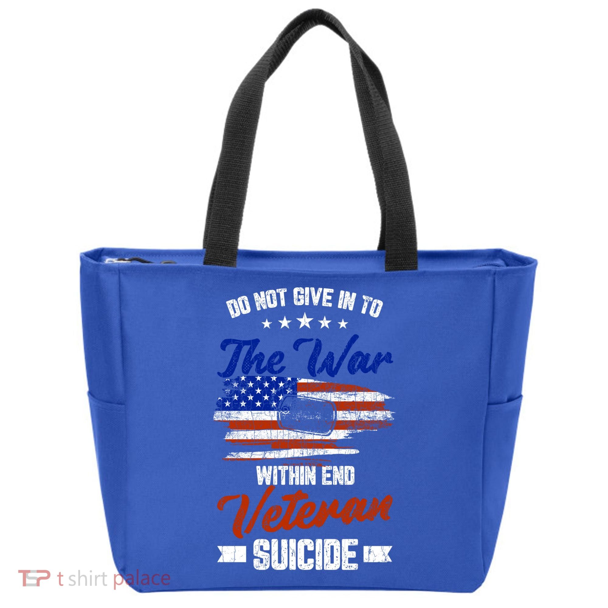 Do Not Give Into The War Within Happy Veterans Day Graphic Gift Tote Bag
