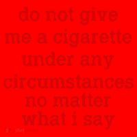 Do Not Give Me A Cigarette Under Any Circumstances Santa Hat thumb 1