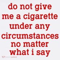 Do Not Give Me A Cigarette Under Any Circumstances USA-Made Doggie Bandana thumb 2