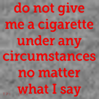 Do Not Give Me A Cigarette Under Any Circumstances No Matter What I Say Toddler Hoodie thumb 2