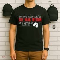 Do Not Give In To The War Within End Veteran Suicide Vintage T-Shirt thumb 6
