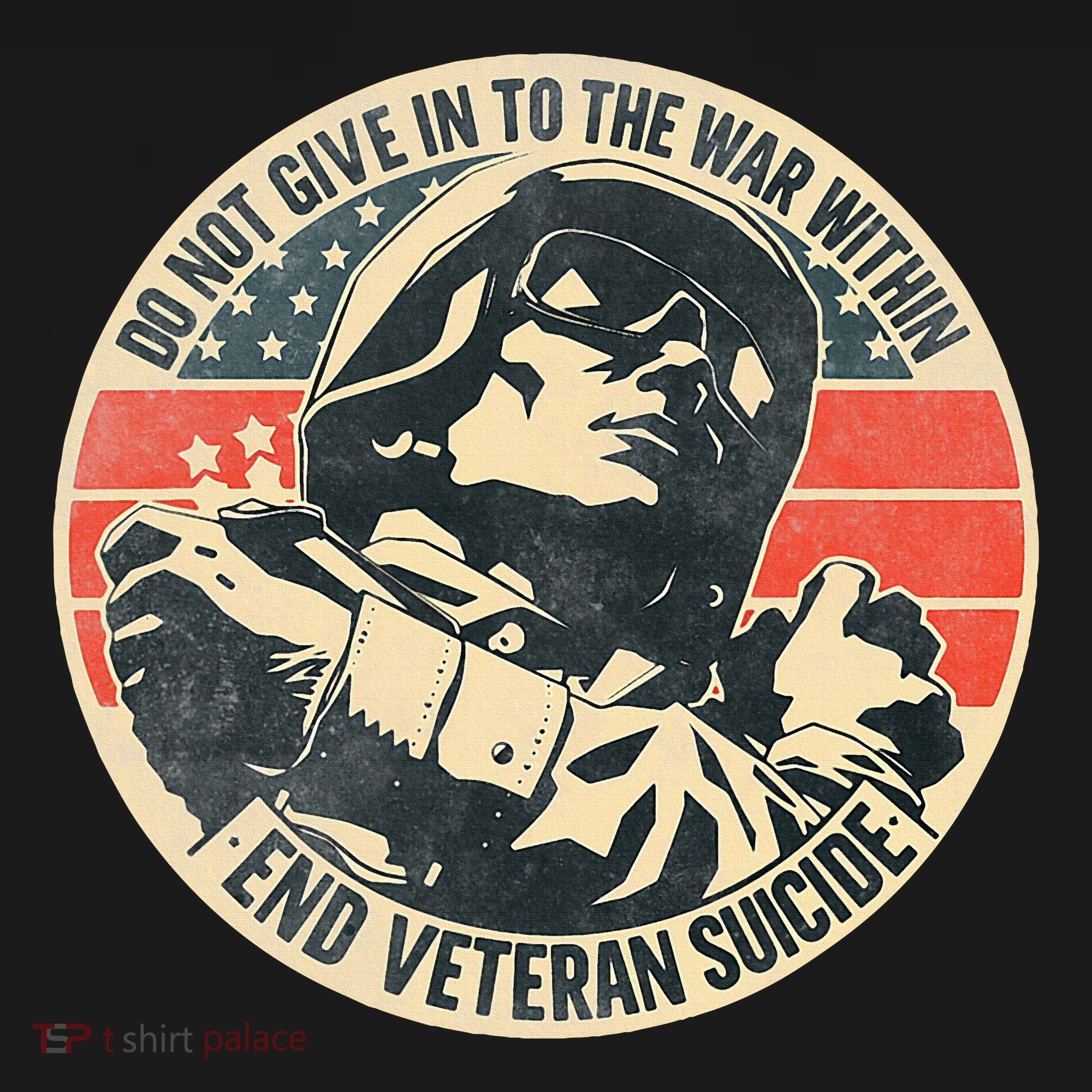 Do Not Give In To The War Within End Veteran Suicide Sweatshirt