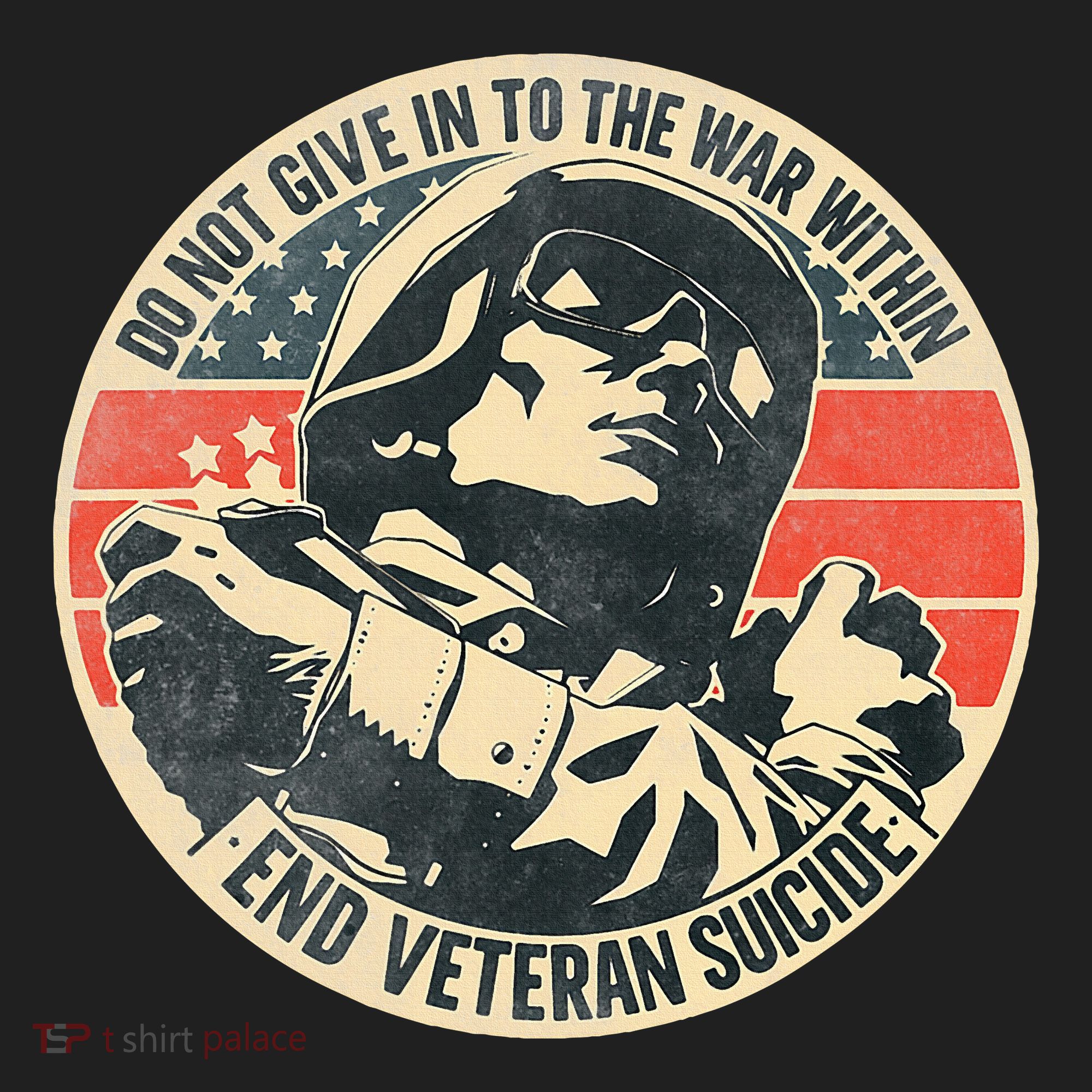 Do Not Give In To The War Within End Veteran Suicide Beanie