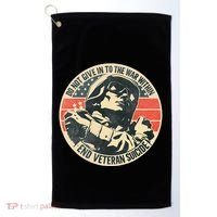 Do Not Give In To The War Within End Veteran Suicide Golf Towel thumb 0
