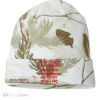 Do Not Give Me A Cigarette Under Any Circumstances Kati Licensed 12" Camo Cuffed Beanie thumb 0